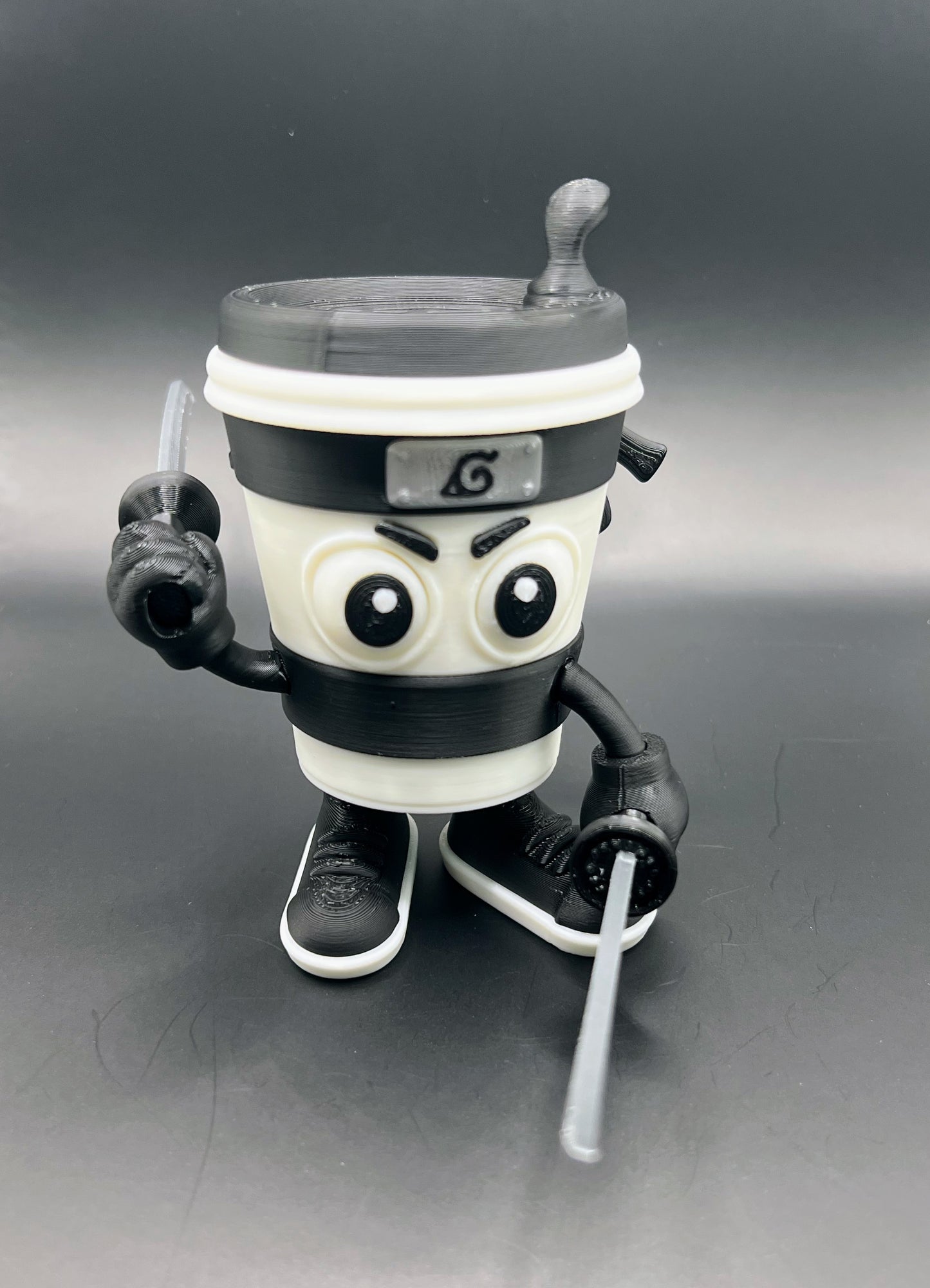 3D Printed Assassino Cappuccino Figure