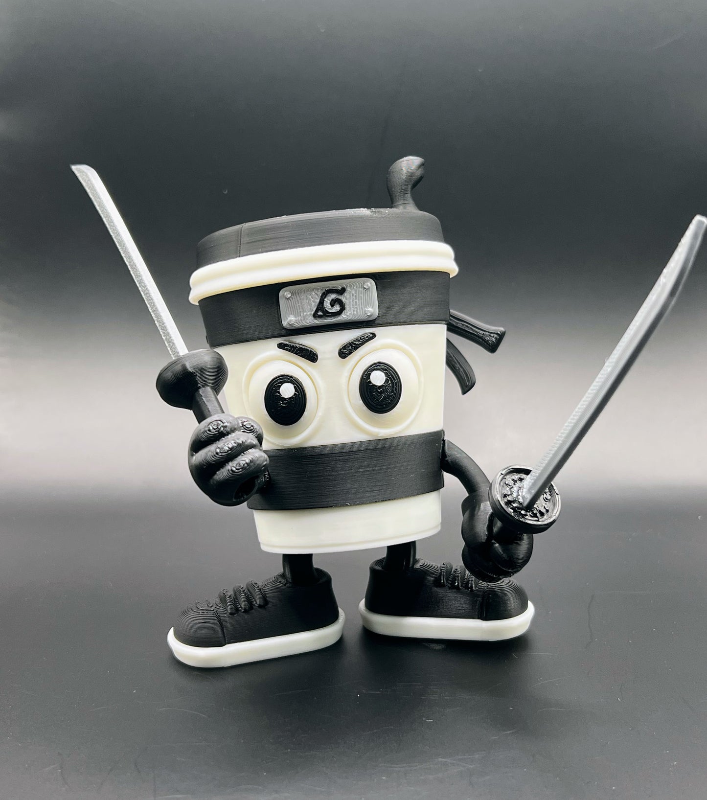 3D Printed Assassino Cappuccino Figure