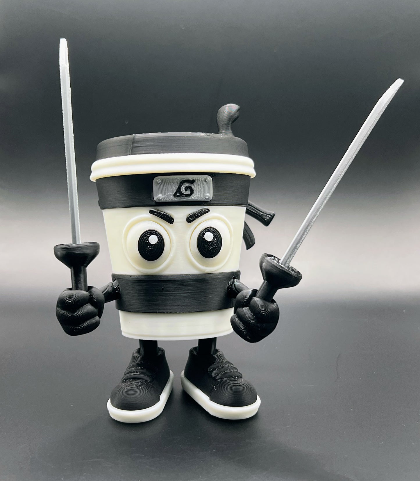 3D Printed Assassino Cappuccino Figure