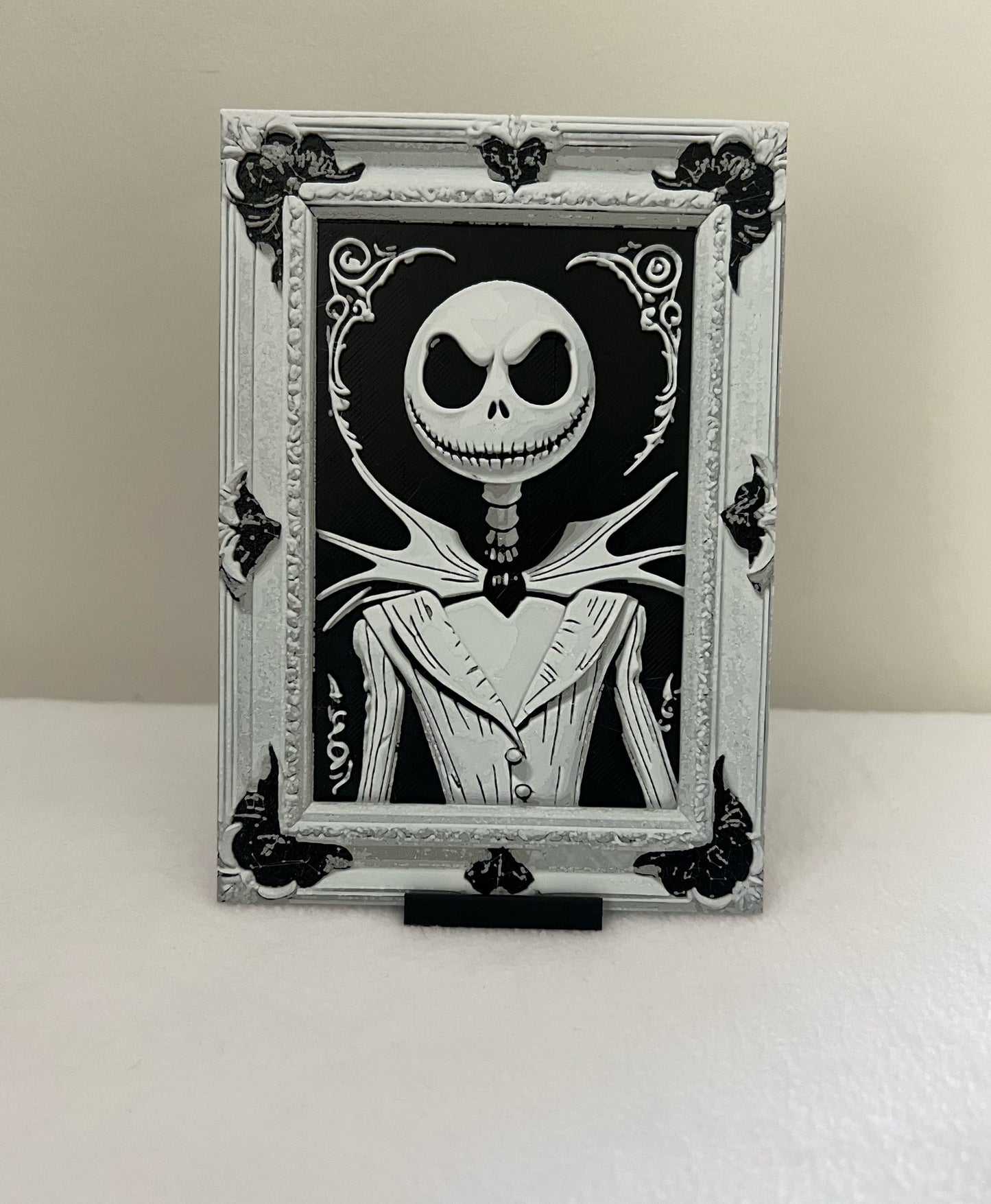 3D Printed Jack Skellington from NBC HueForge Art