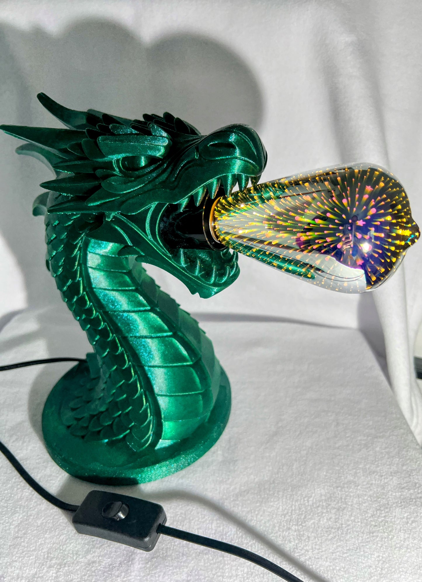 3D printed Dragon Lamp