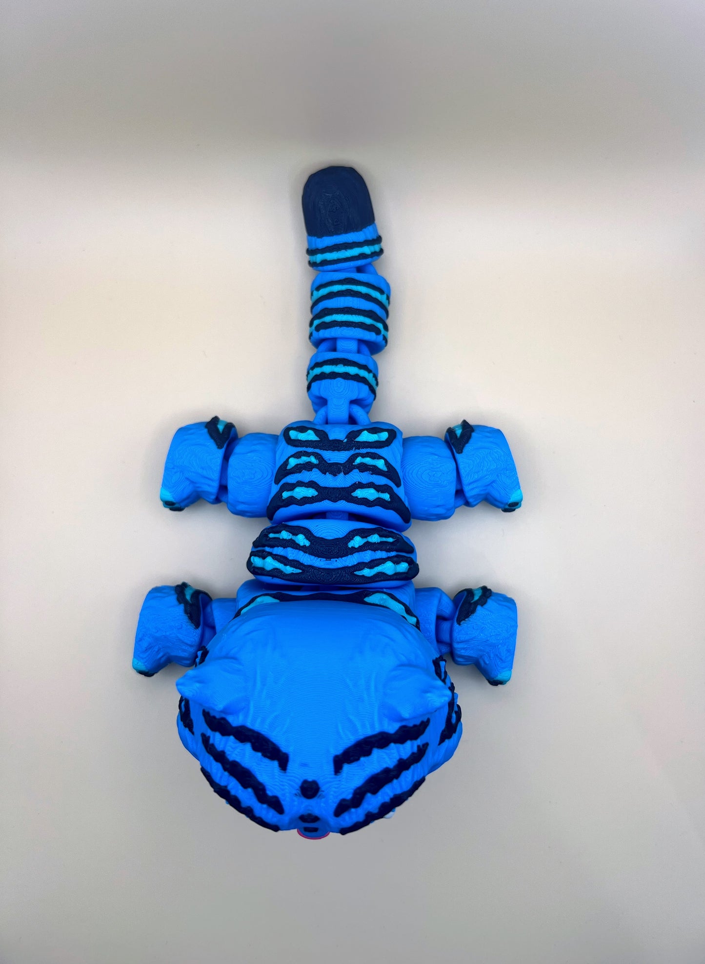 3D Printed Large Flexi Derpy Tiger