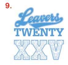 High Quality DTF School Leavers Transfers 2025