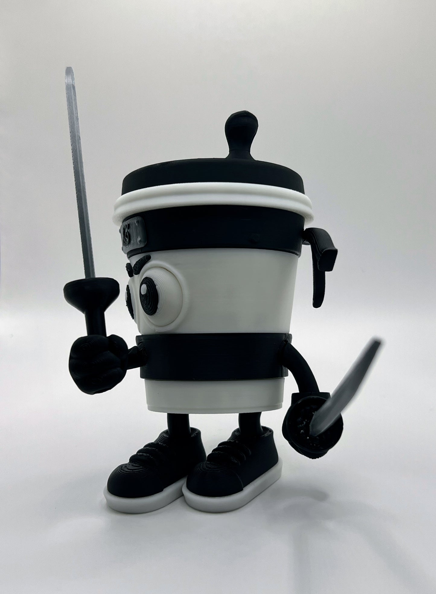 3D Printed Assassino Cappuccino Figure