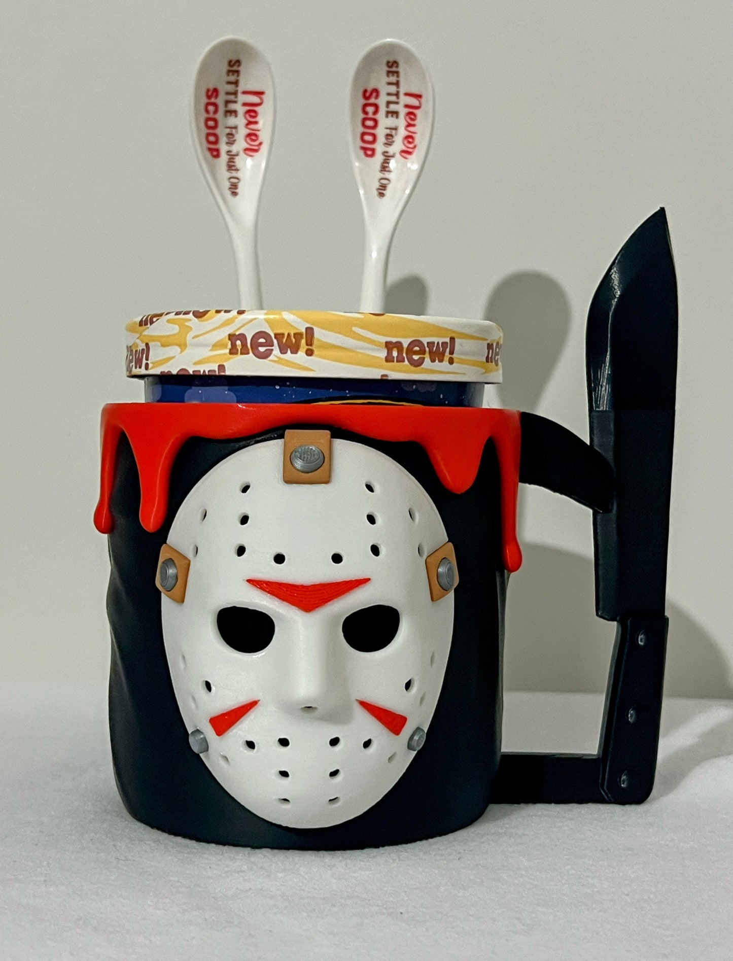 3D Printed Jason Voorhees Ice Cream Cup/Holder
