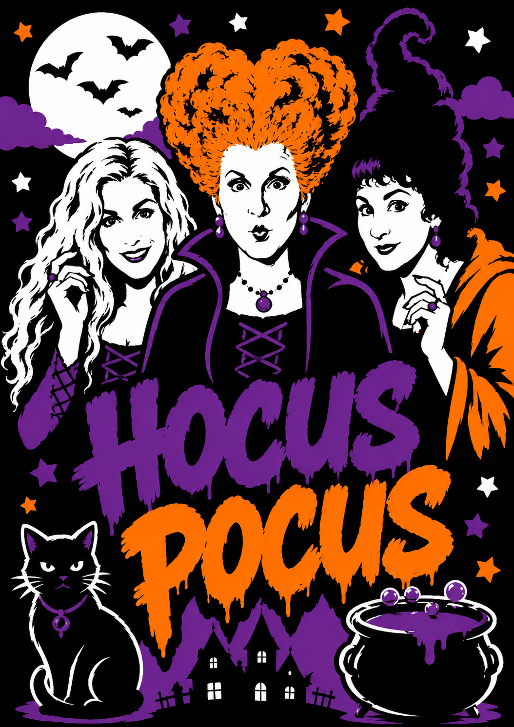 Hocus Pocus Inspired A5 Notebook Cover – 4 Colour AMS – STL & 3MF Digital Files