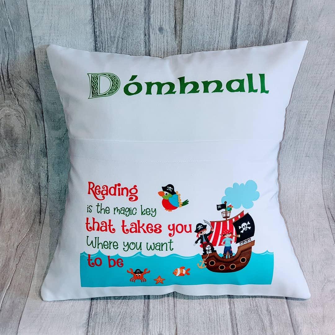 Custom Printed Book Cushion
