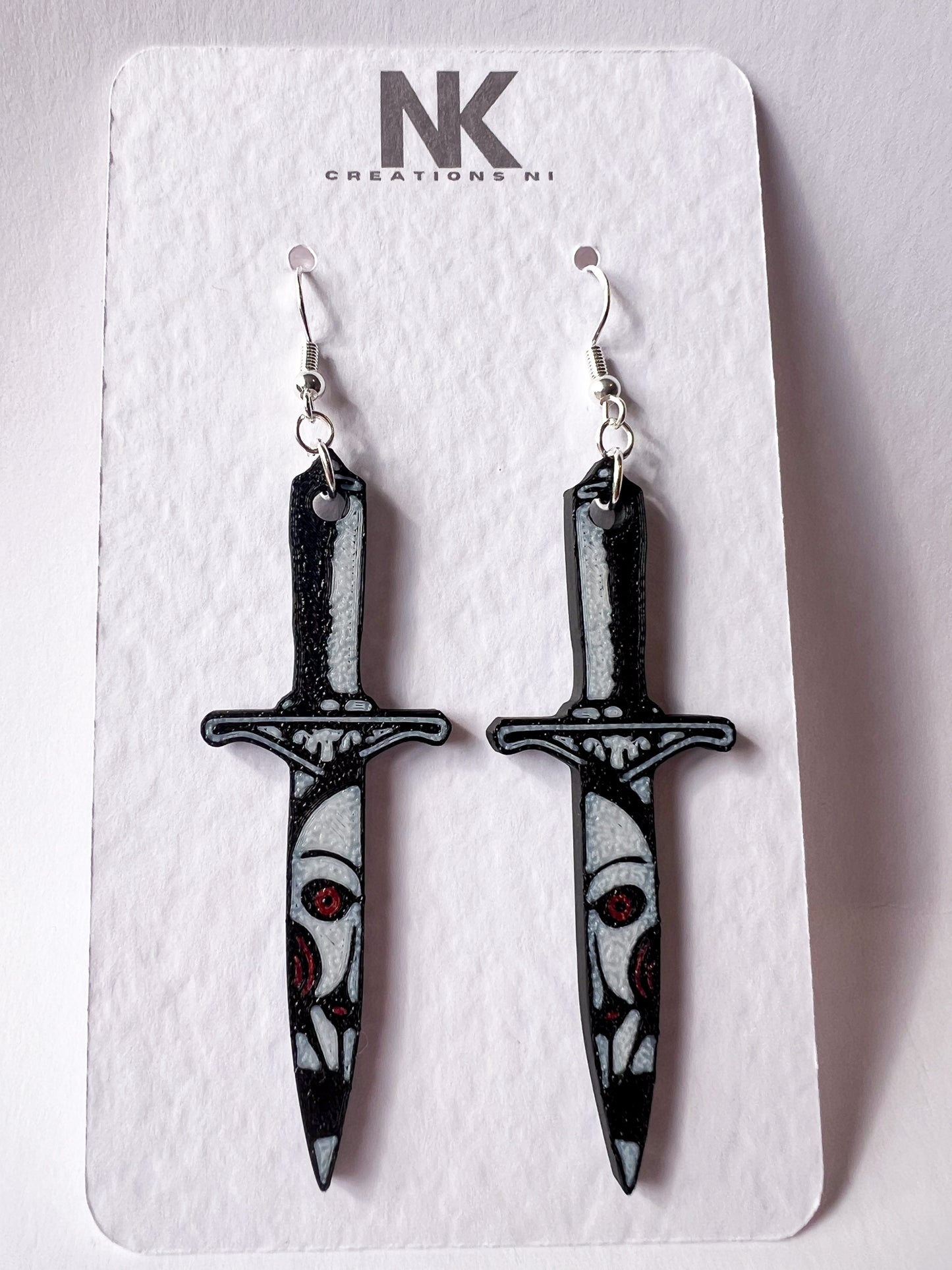 Jigsaw Earrings