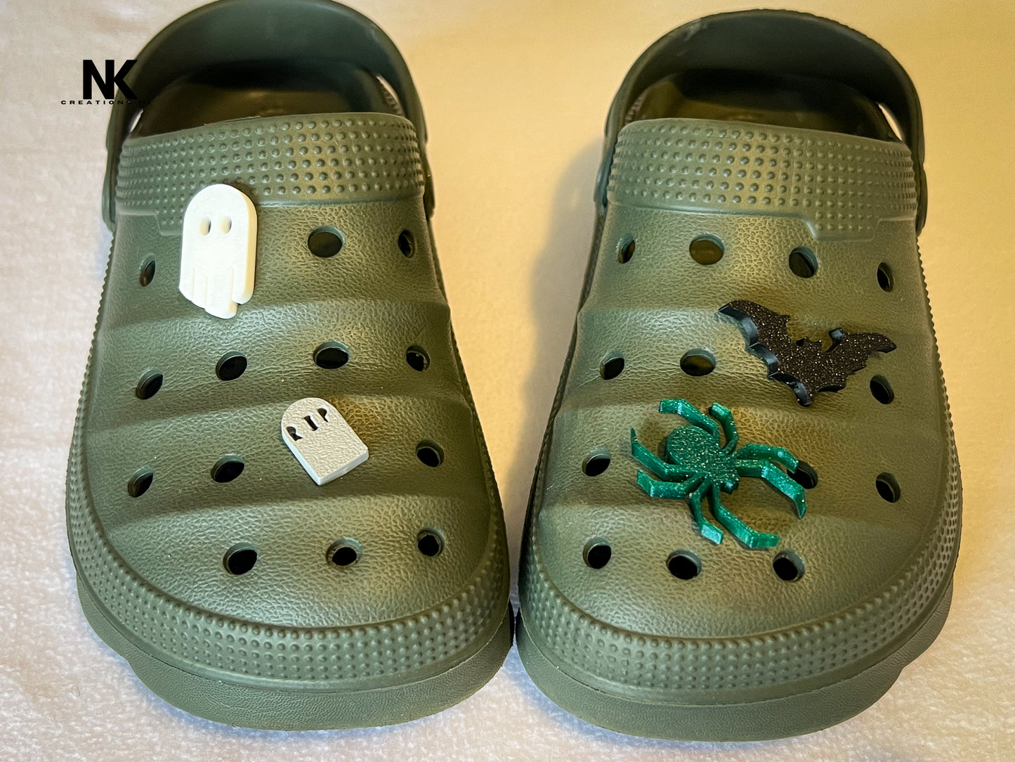 3D Printed Spooky Croc Charms