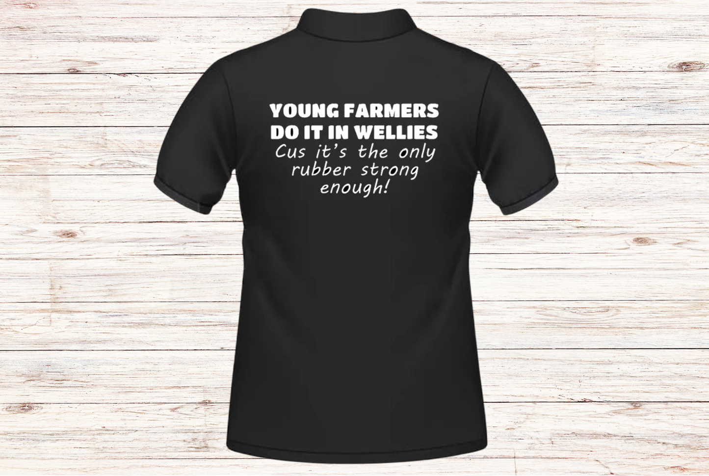 Young Farmers Do It In Wellies Polo Shirt