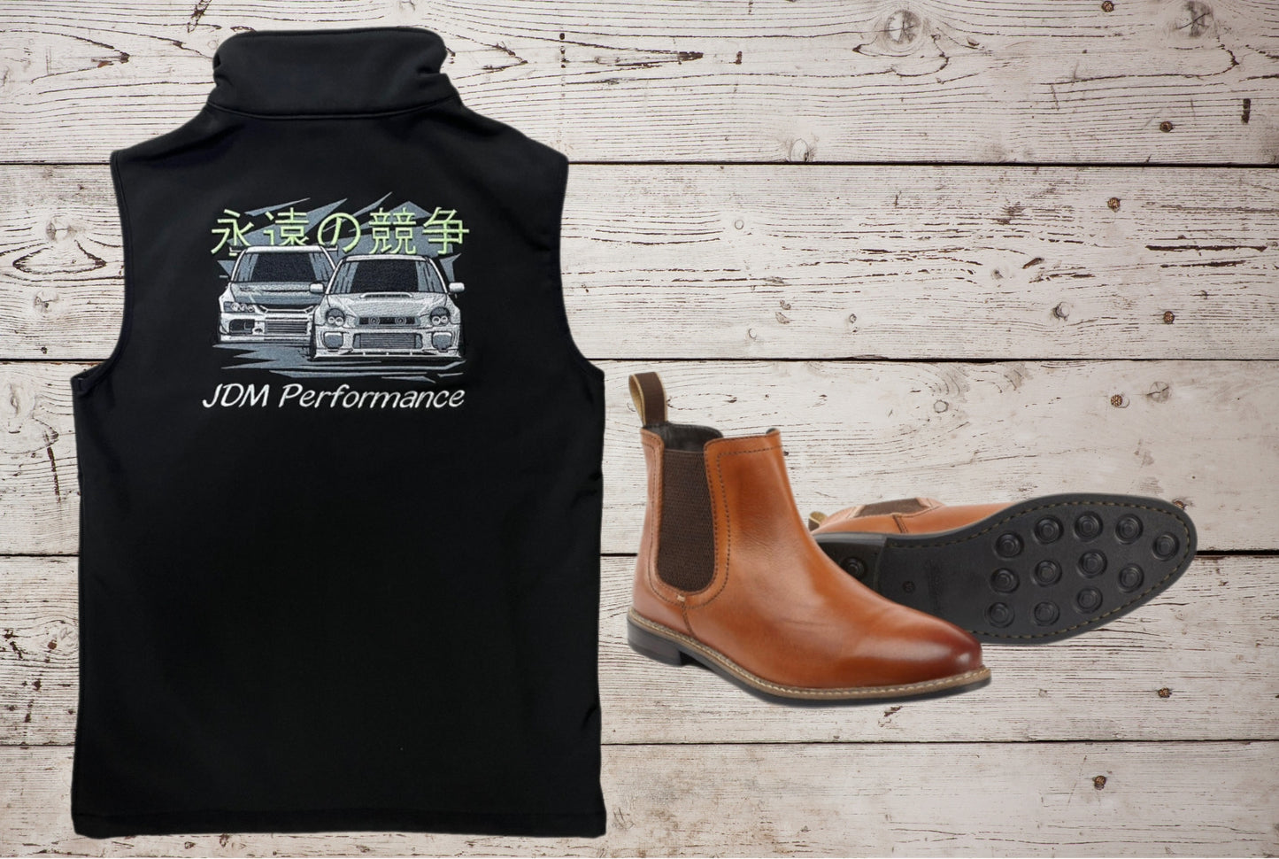 JDM Performance Gilet & Boot Set