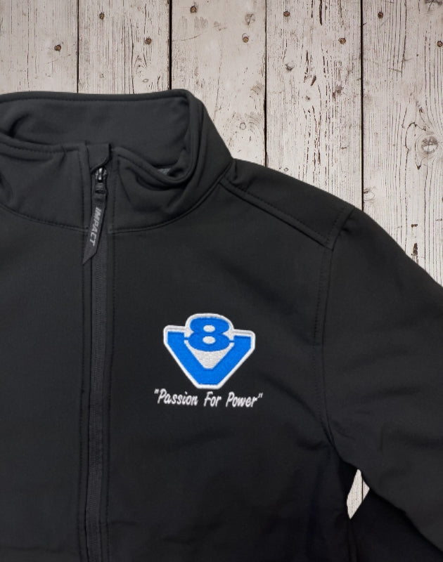 Embroidered V8 Passion for Power Soft Shell Jacket