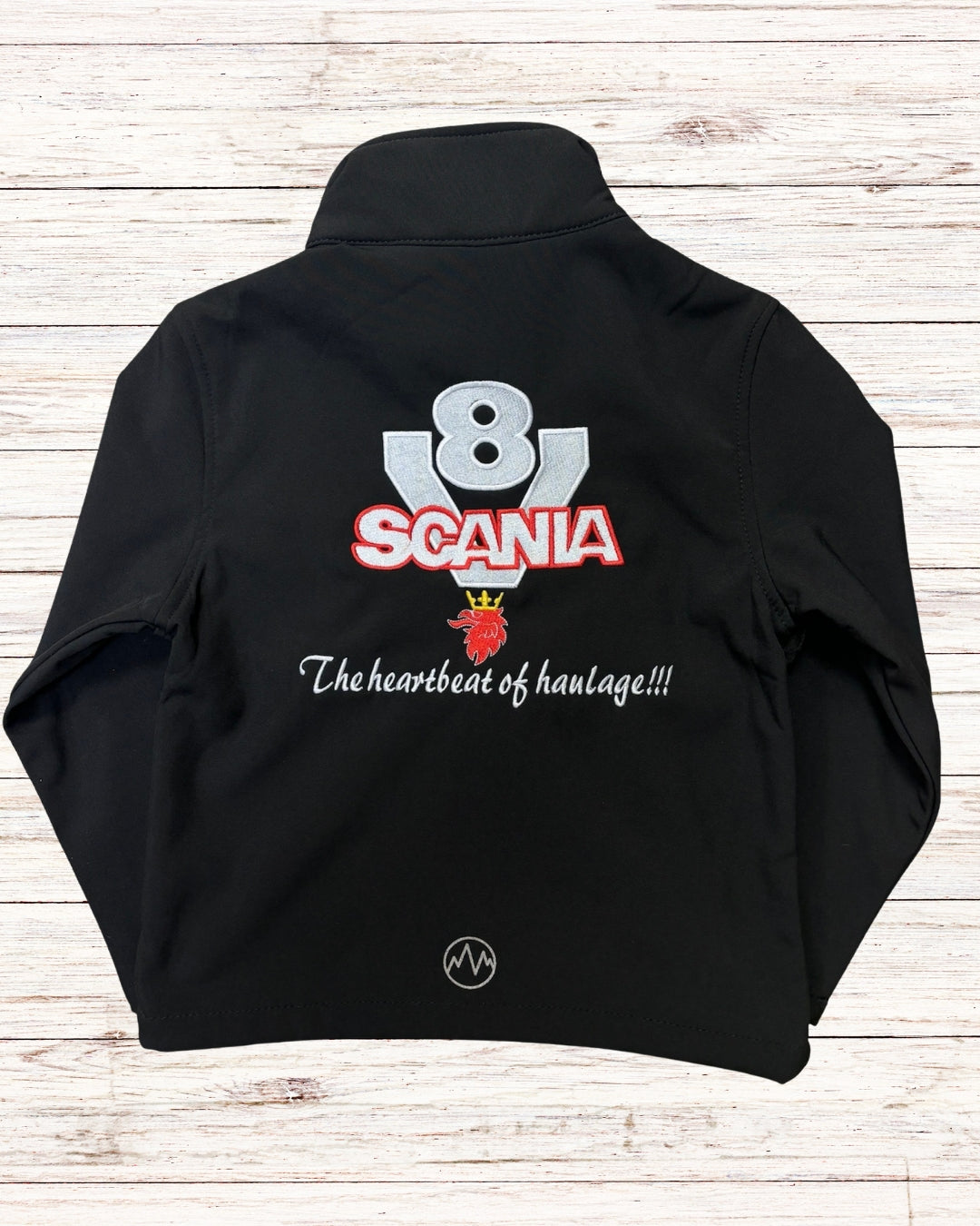 Kids "Heartbeat of Haulage" Black Soft Shell Regatta Jacket