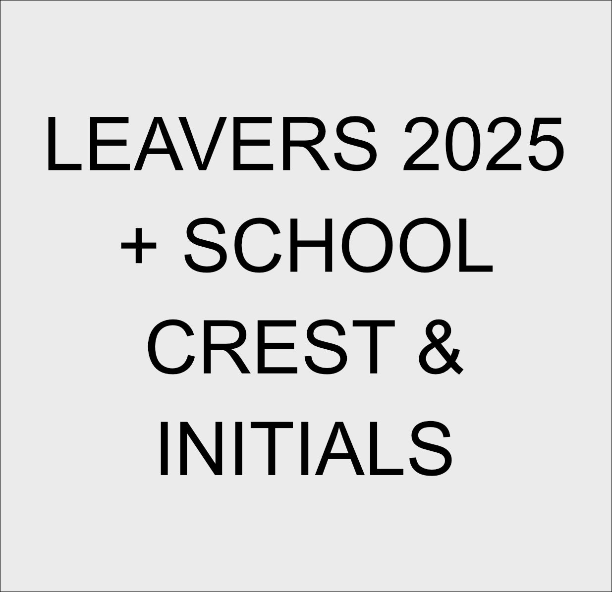 High Quality DTF School Leavers Transfers 2025