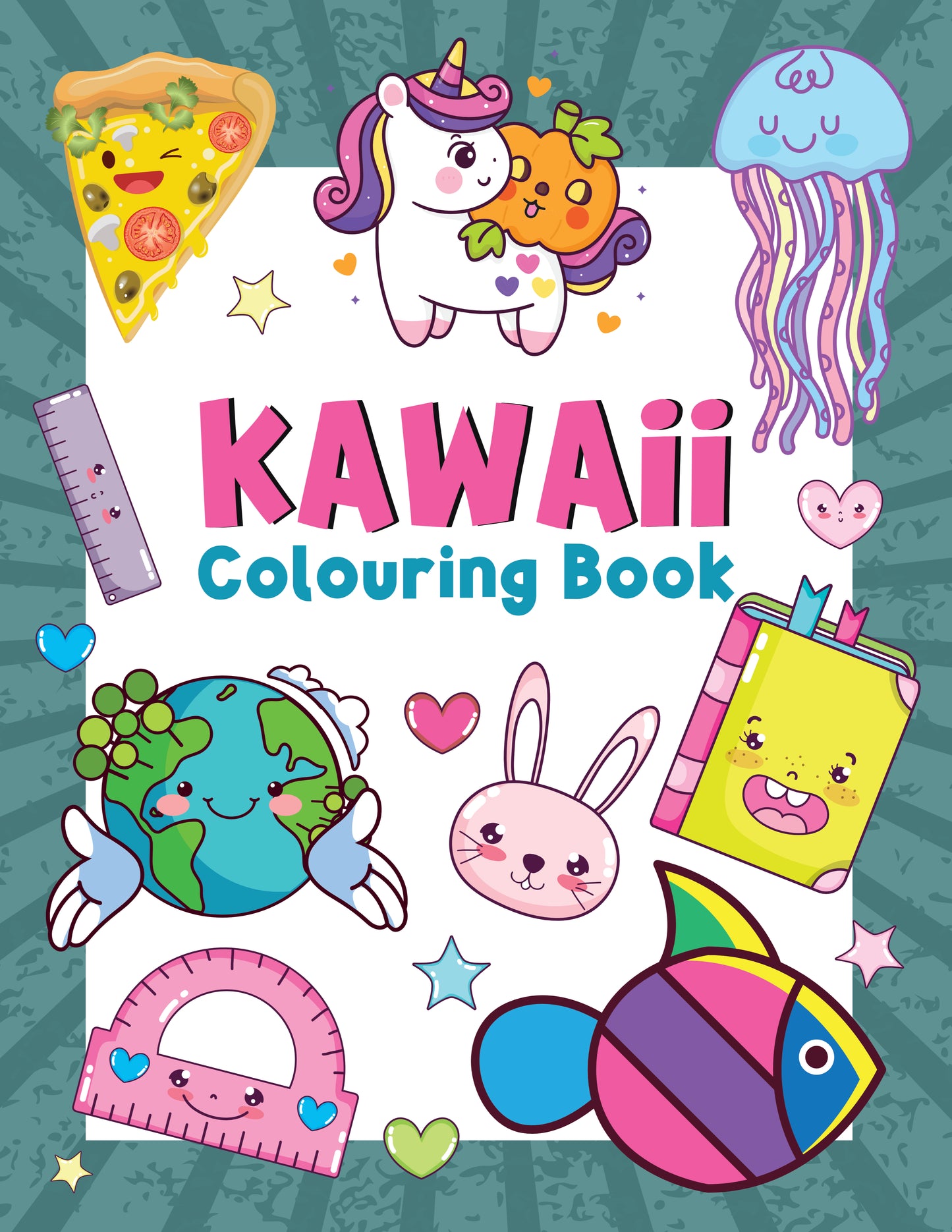 Kawaii Colouring Book For Kids
