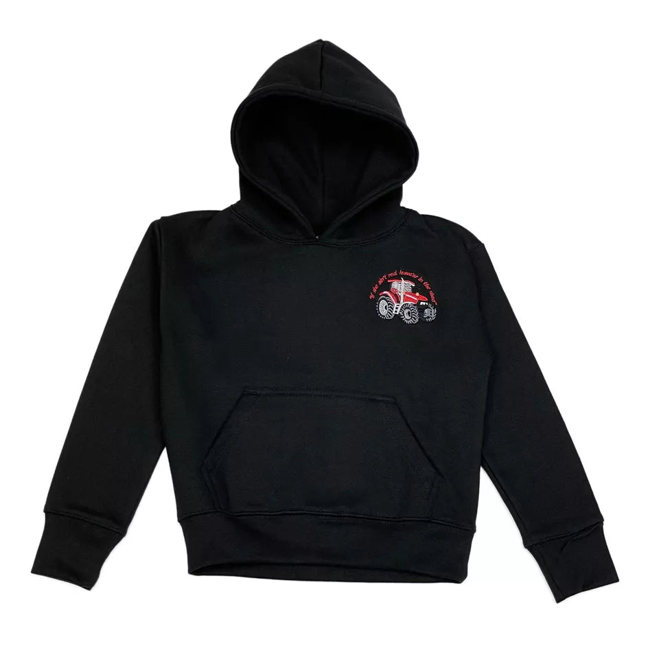 Kids Tractor Embroidered Hoodie