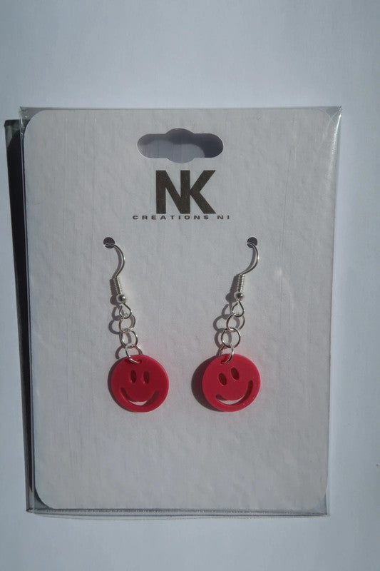 Retro Smiley Face Earrings
