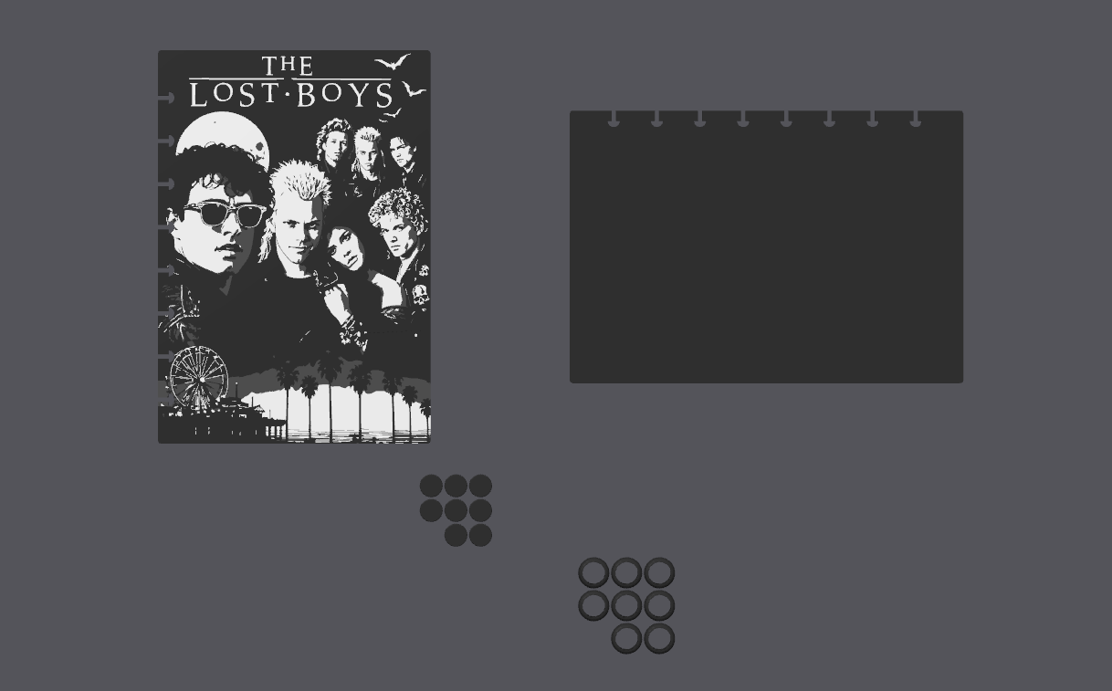 The Lost Boys Inspired A5 Notebook Cover (4 Colour AMS) – STL & 3MF Digital Files
