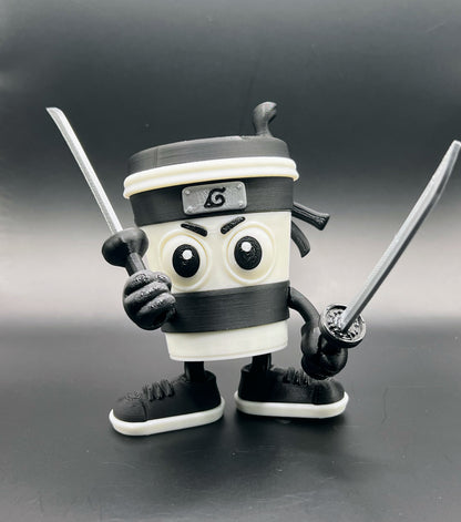 3D Printed Assassino Cappuccino Figure
