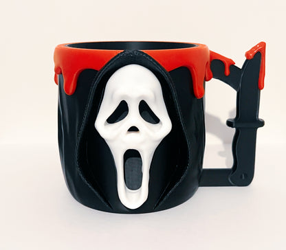 Ghostface Ice Cream Pint Holder with Hidden Spoon Storage