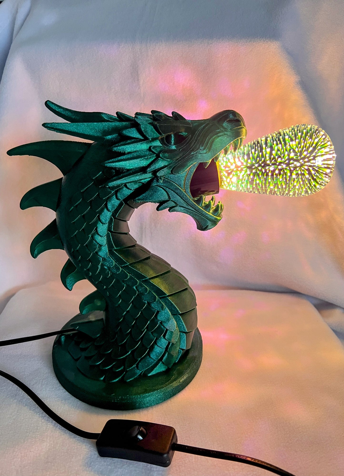 3D printed Dragon Lamp