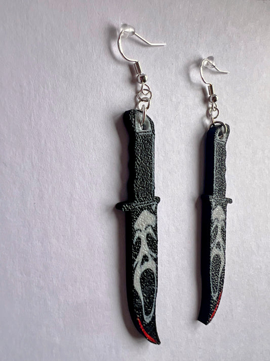 Ghostface Earrings