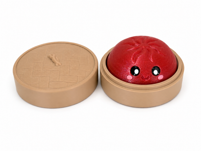 Clicky Dumpling Fidget Toy & Storage Pot | Cute 3D Printed Collectible