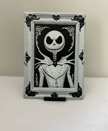 3D Printed Jack Skellington from NBC HueForge Art