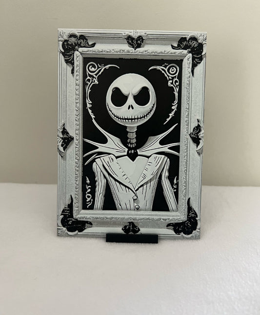 3D Printed Jack Skellington from NBC HueForge Art