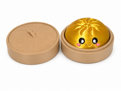 Clicky Dumpling Fidget Toy & Storage Pot | Cute 3D Printed Collectible