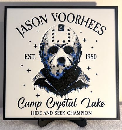 🩸3D Printed Horror Icons HueForge Collection – Display with Stand🩸