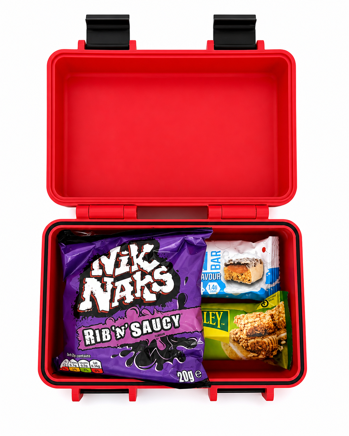 Compact Snack Box with Clip Lock | Dad’s Snackout Storage Box