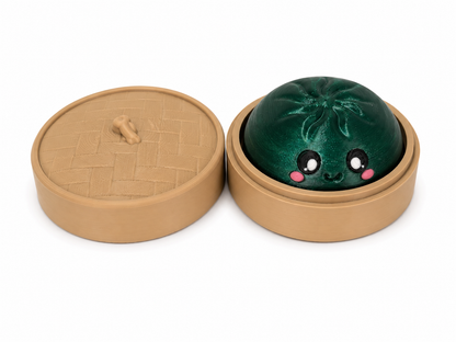 Clicky Dumpling Fidget Toy & Storage Pot | Cute 3D Printed Collectible
