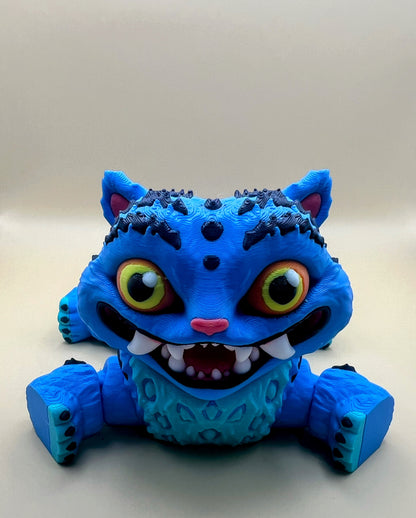 3D Printed Large Flexi Derpy Tiger