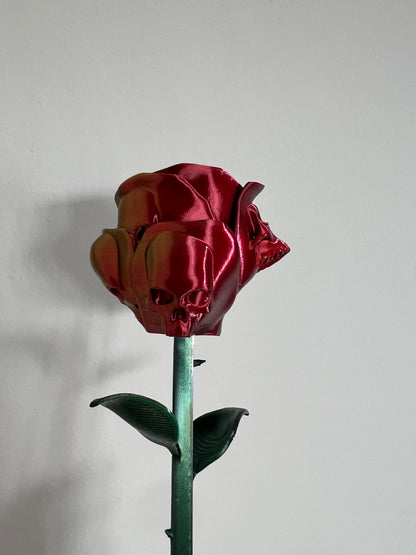 Forbidden Rose Skull Flower | 3D Printed Gothic Rose