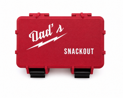 Dad's Snackout Snack Storage Box | 3D Printed Clip Lock Snack Case