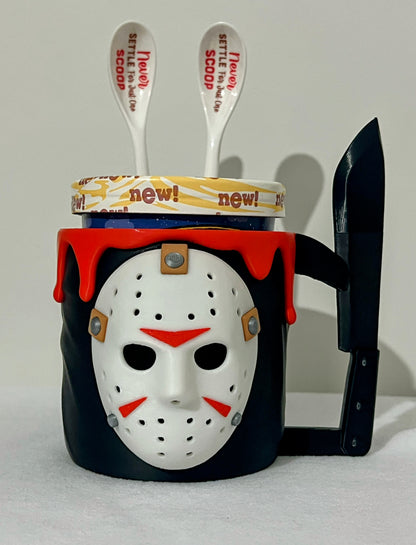 Jason Voorhees Ice Cream Pint Holder | Horror Gift