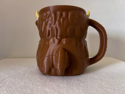 Highland Cow Ice Cream Pint Holder with Hidden Snack Drawer