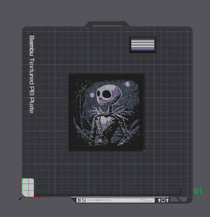 Jack Skellington Inspired Jigsaw Puzzle Display Box – STL & 3MF Digital Files