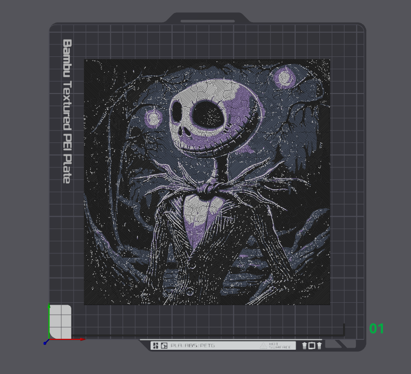 Jack Skellington Inspired Jigsaw Puzzle Display Box – STL & 3MF Digital Files