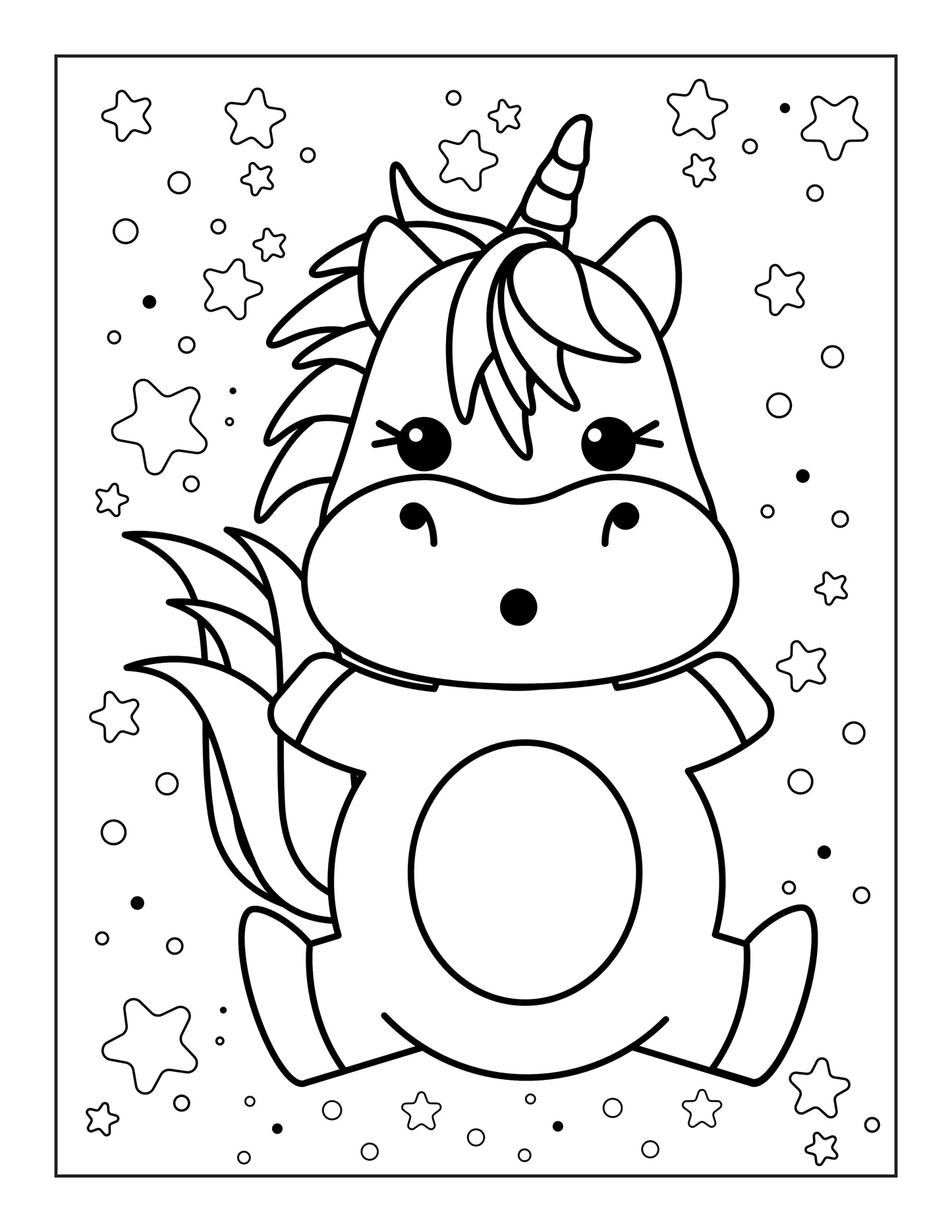 Kawaii Colouring Book For Kids