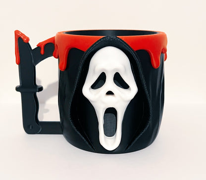 Ghostface Ice Cream Pint Holder with Hidden Spoon Storage