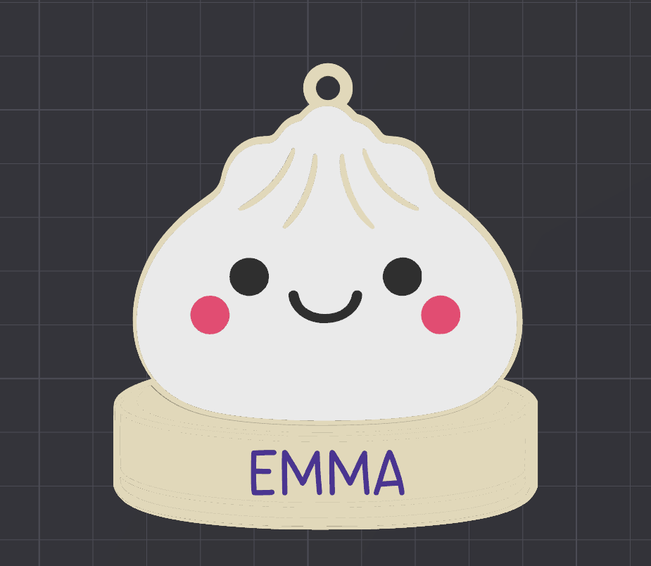 🎄 Personalised Dumpling Christmas Ornament 🎄