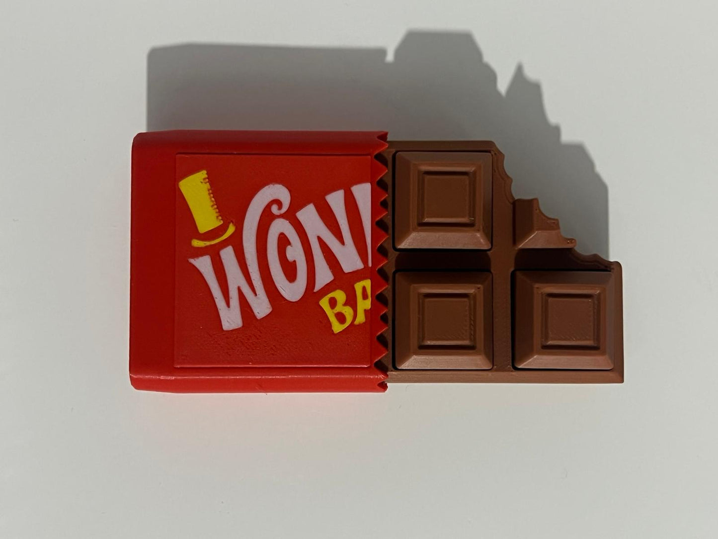 Wonka Bar Inspired Clicker Fidget