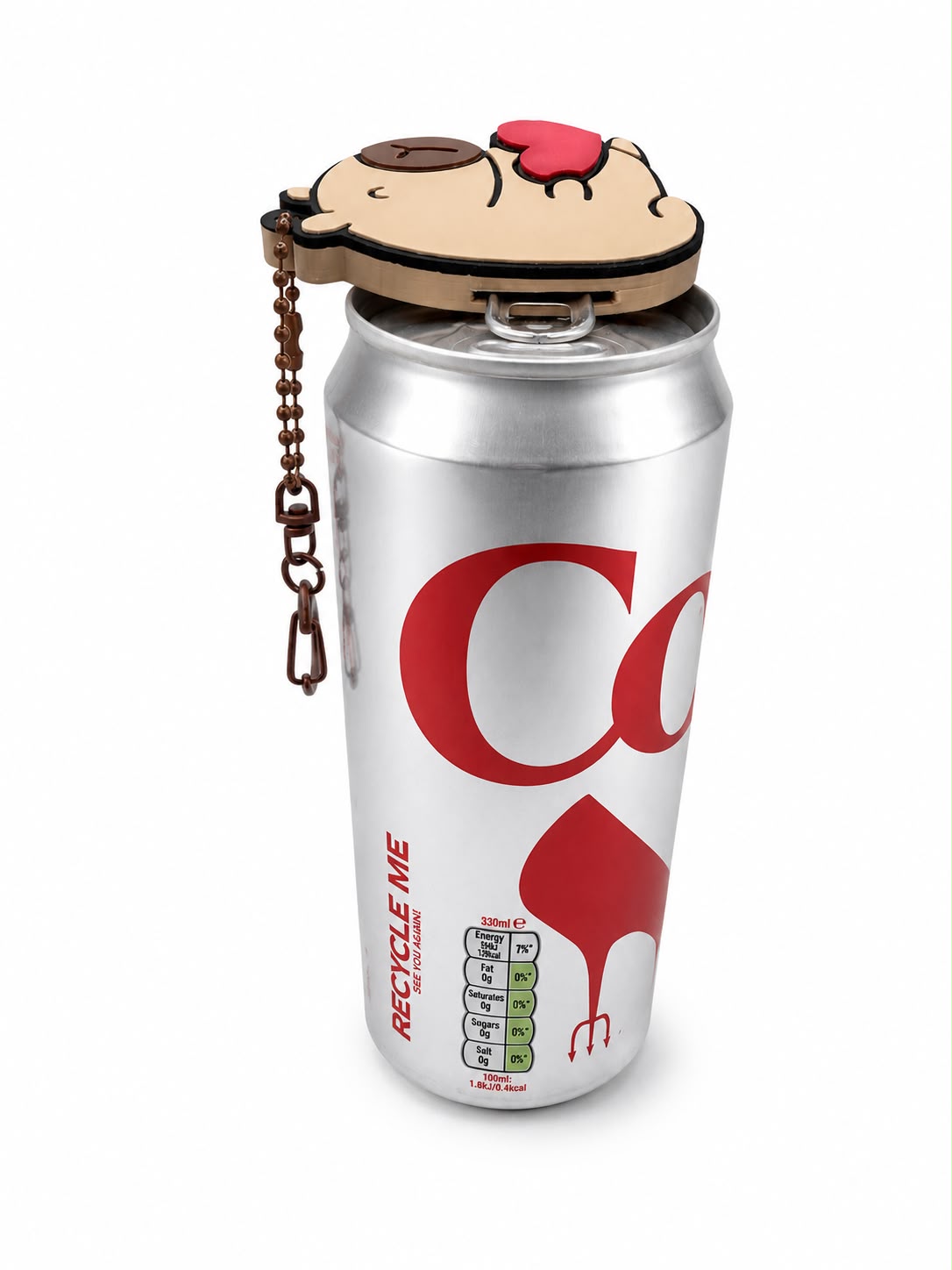 Capybara Can Tab Opener Keyring
