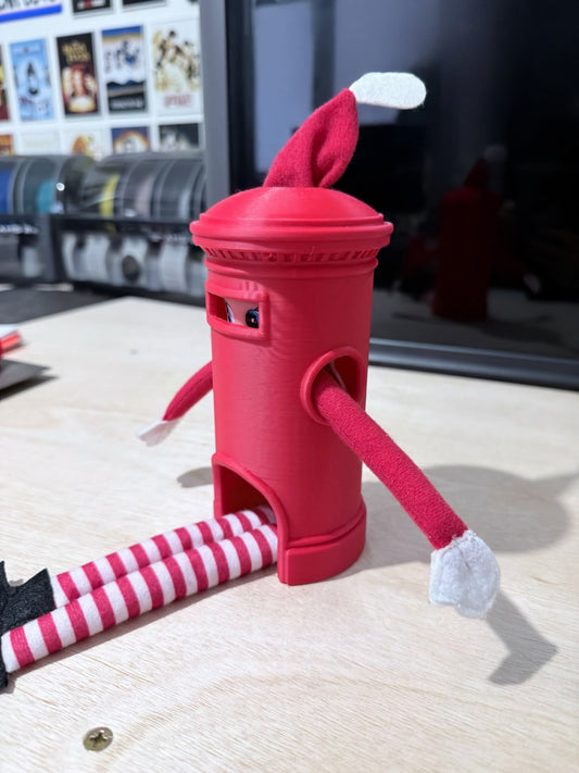 Post Box Elf Costume With Mail Text | 3MF Digital File