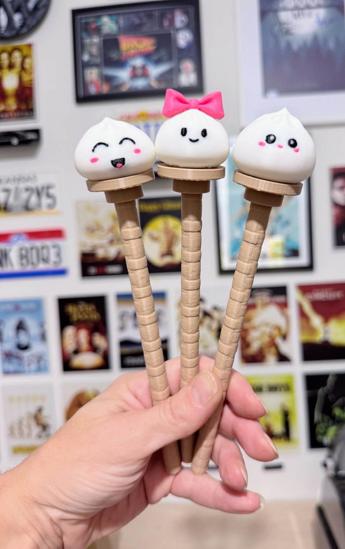 Dumpling Clicker Pens | 3D Printed Refillable Pens