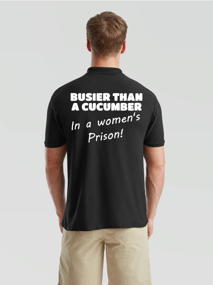 Busier Than a Cucumber Polo Shirt - Sizes XL 3XL
