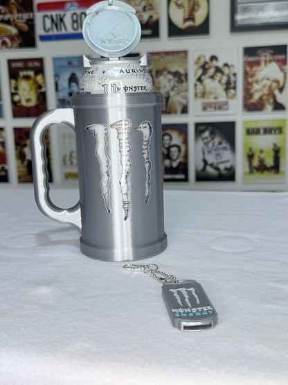 Monster Inspired 500ml Can Holder Bundle | Can Holder, Can Tab Opener & Can Lid Cover