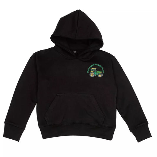 Kids Tractor Embroidered Hoodie